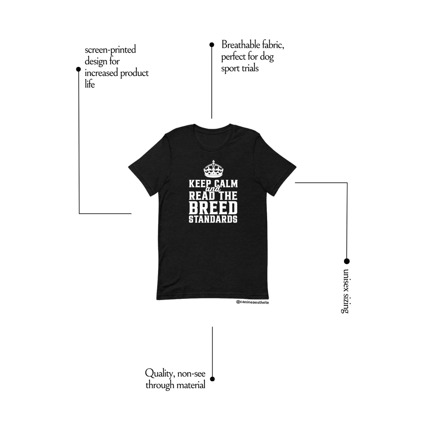 Keep Calm And Read The Breed Standards Tee