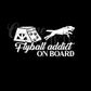 Flyball Addict On Board Decal