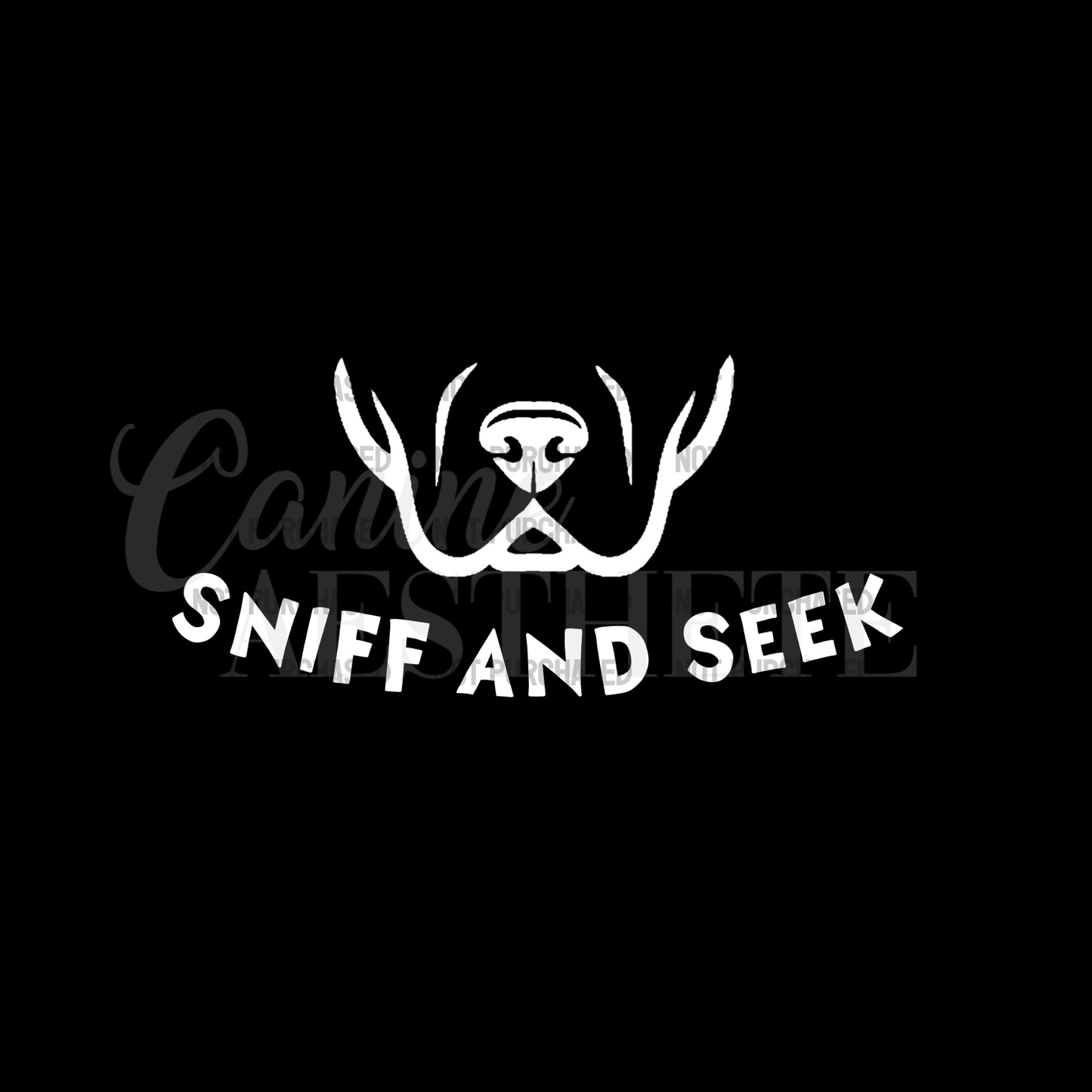 Sniff And Seek Decal