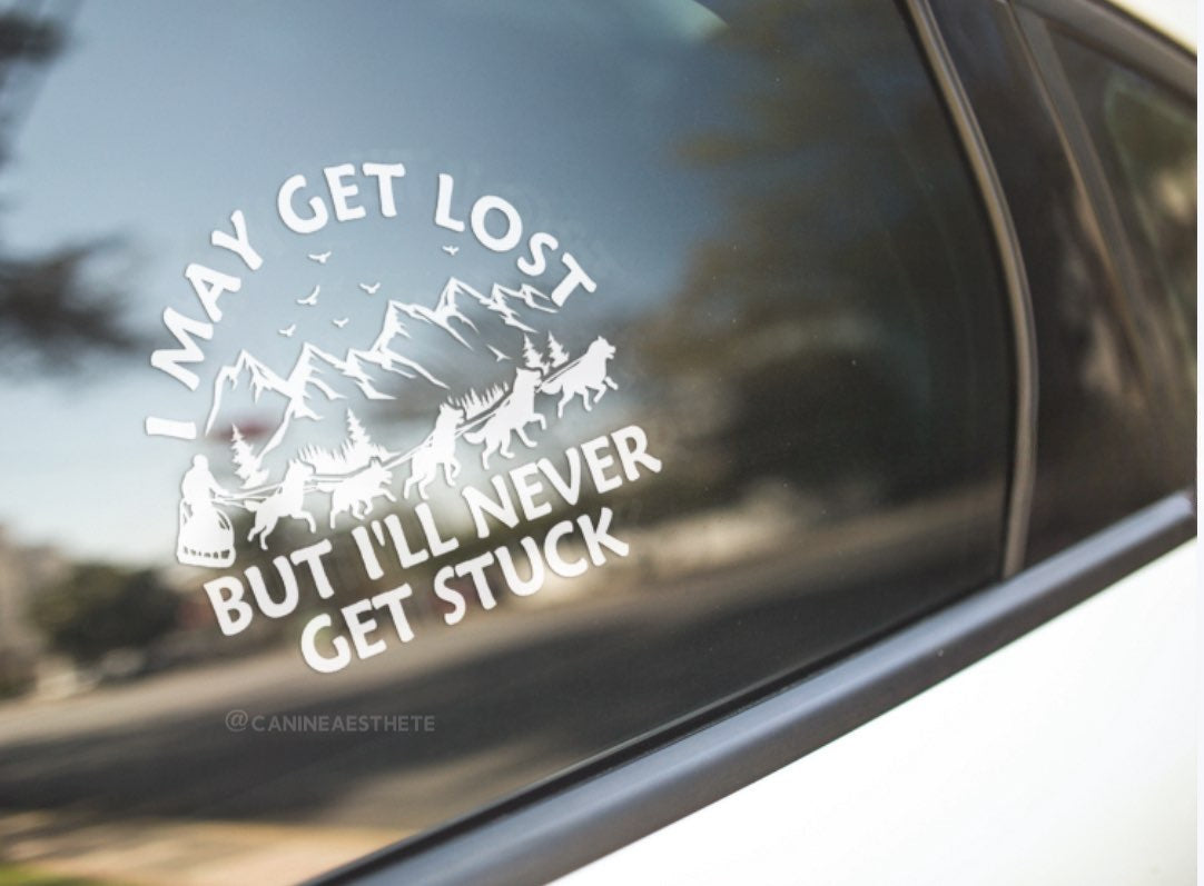 I May Get Lost Decal