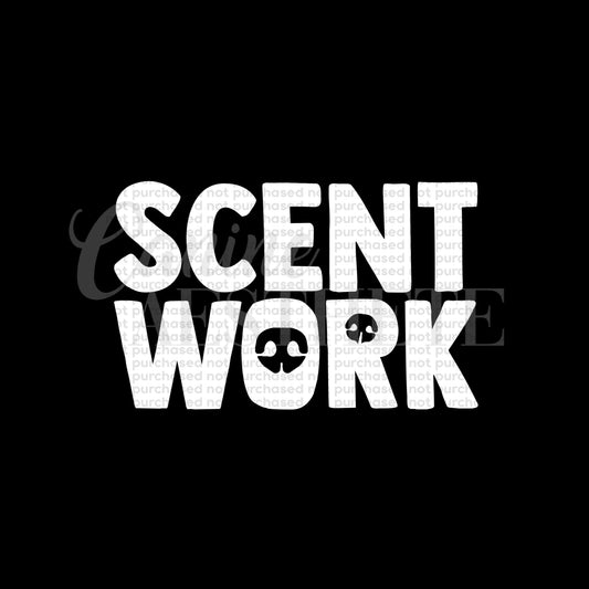 Scent Work Decal