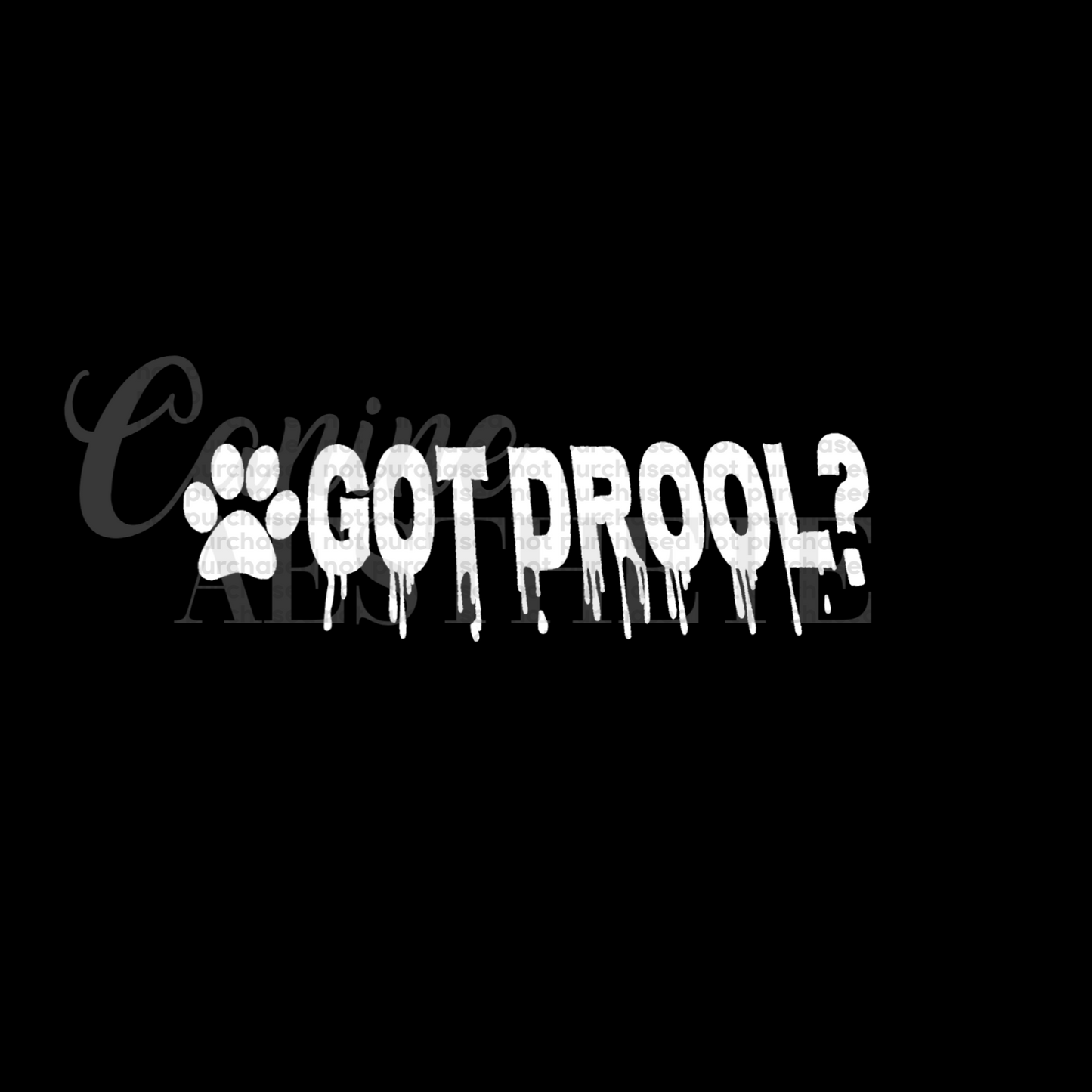 Got Drool? Decal