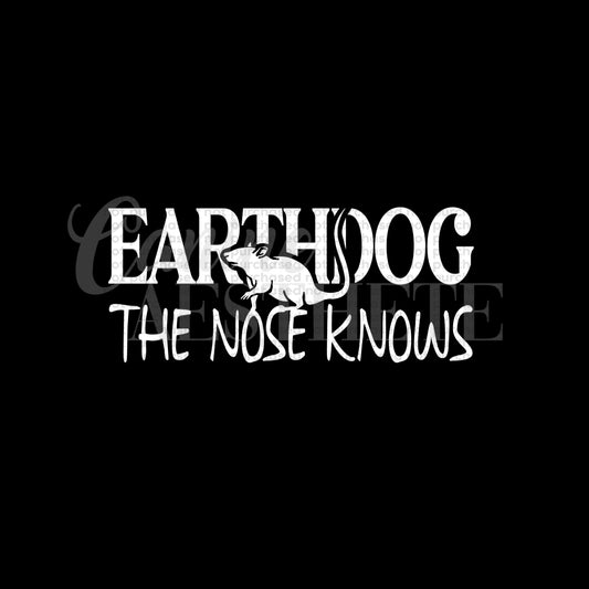 Earthdog - The Nose Knows Decal