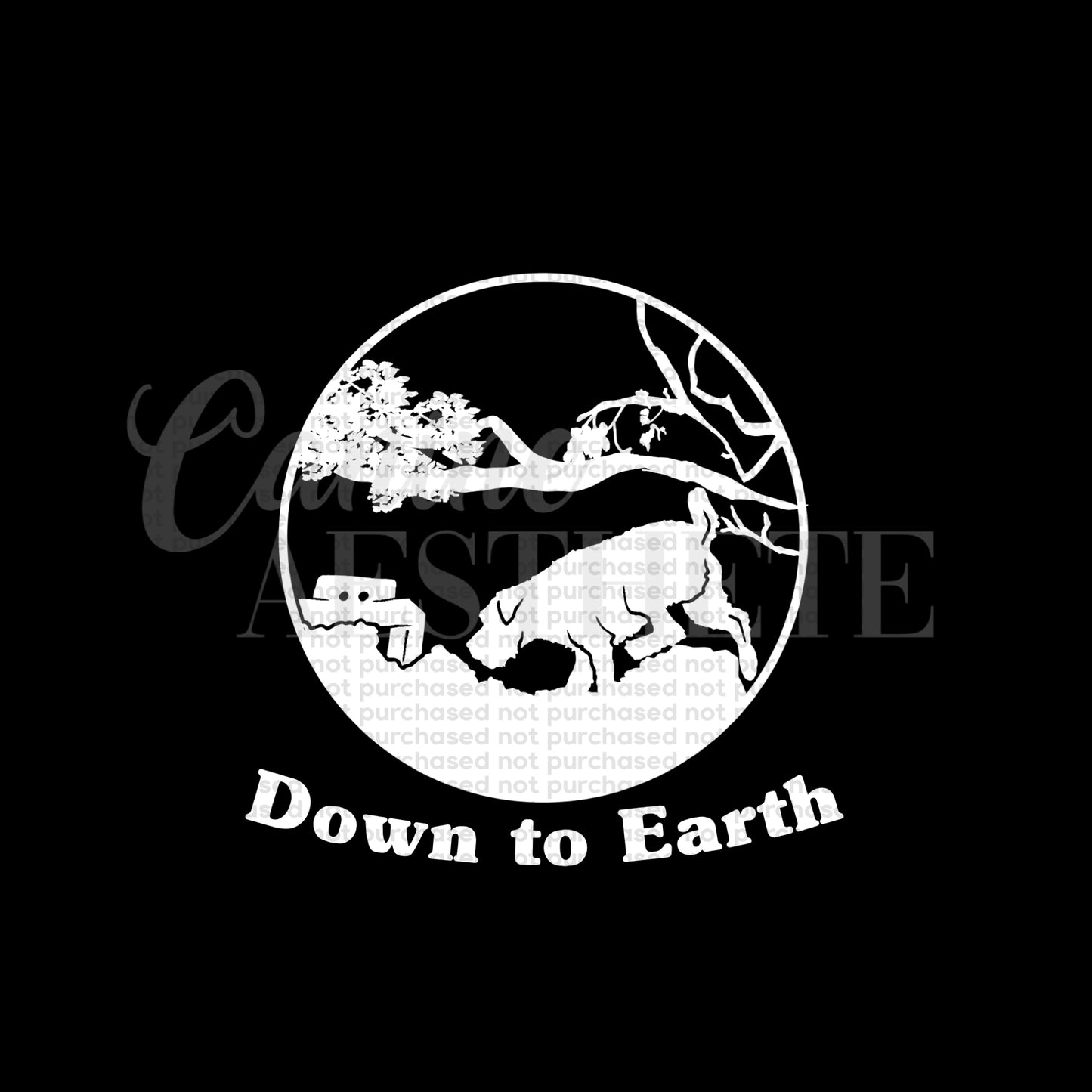 Down to Earth Decal