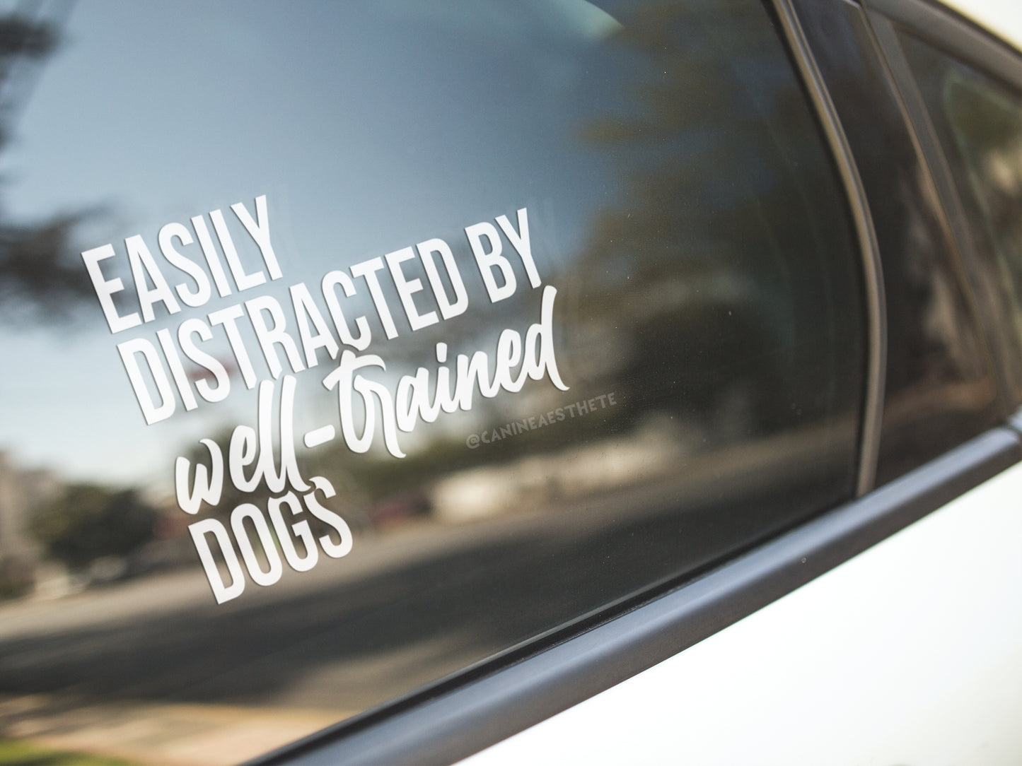 Well-Trained Dog Decal