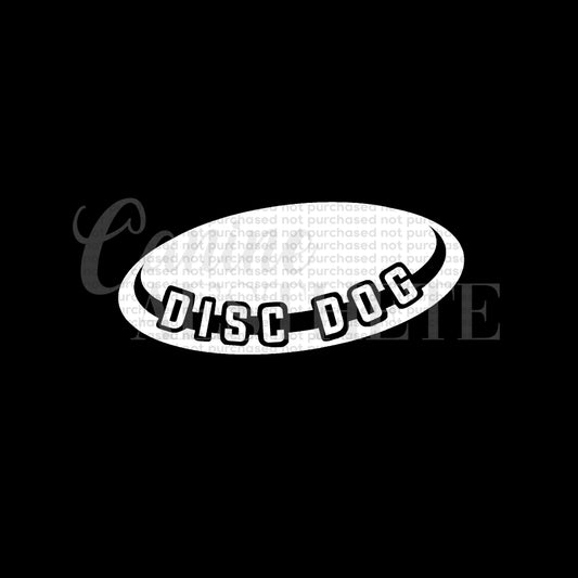 Disc Dog Decal