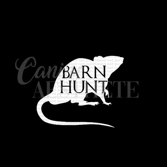 Barn Hunt Decal