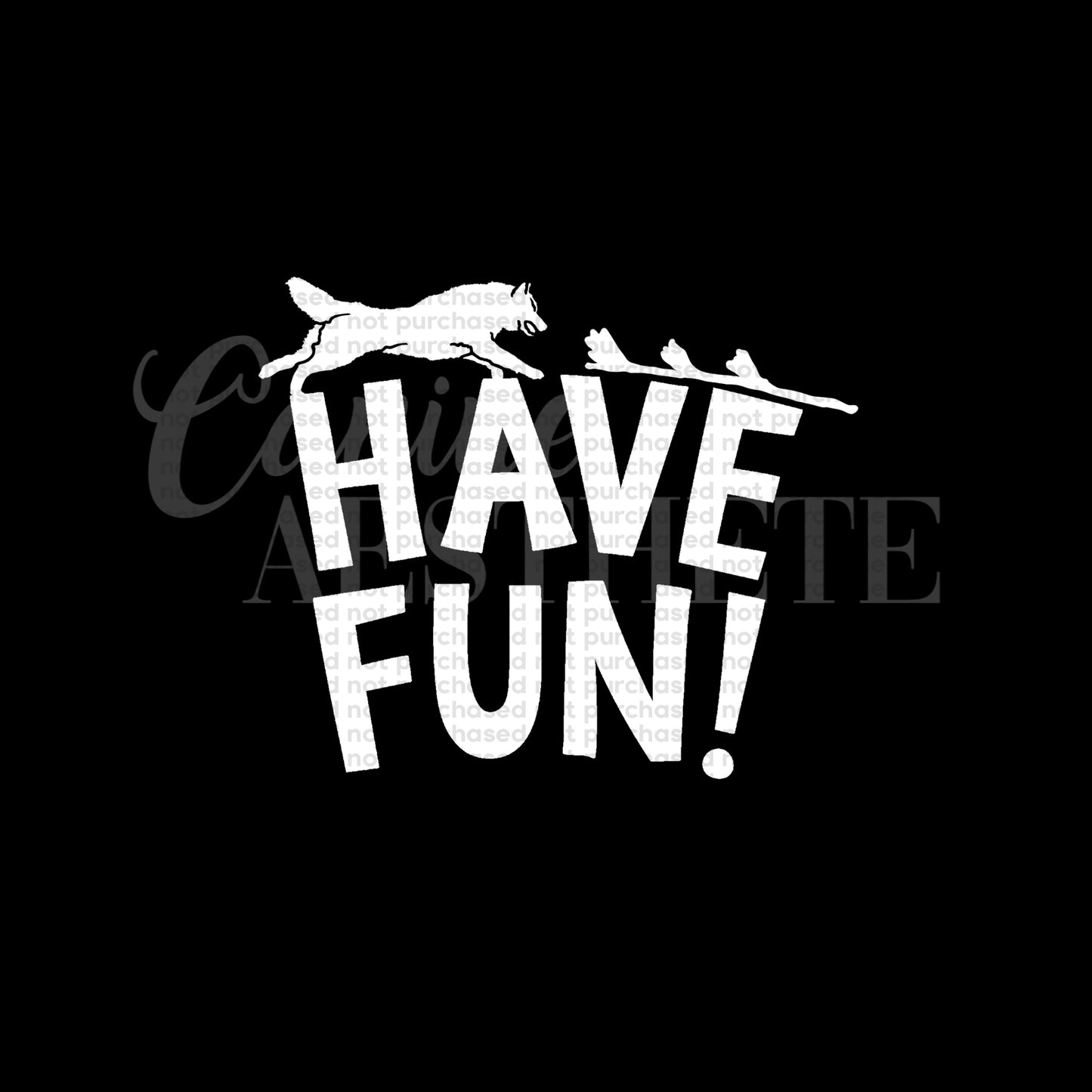 Have Fun Lure Coursing Decal