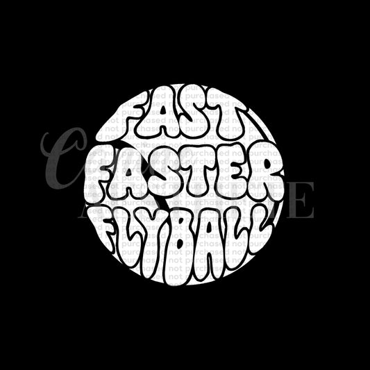 Fast Faster Flyball Decal