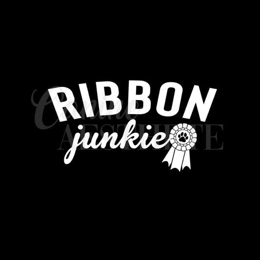 Ribbon Junkie Decal