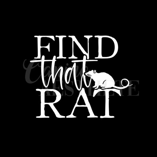 Find That Rat Decal