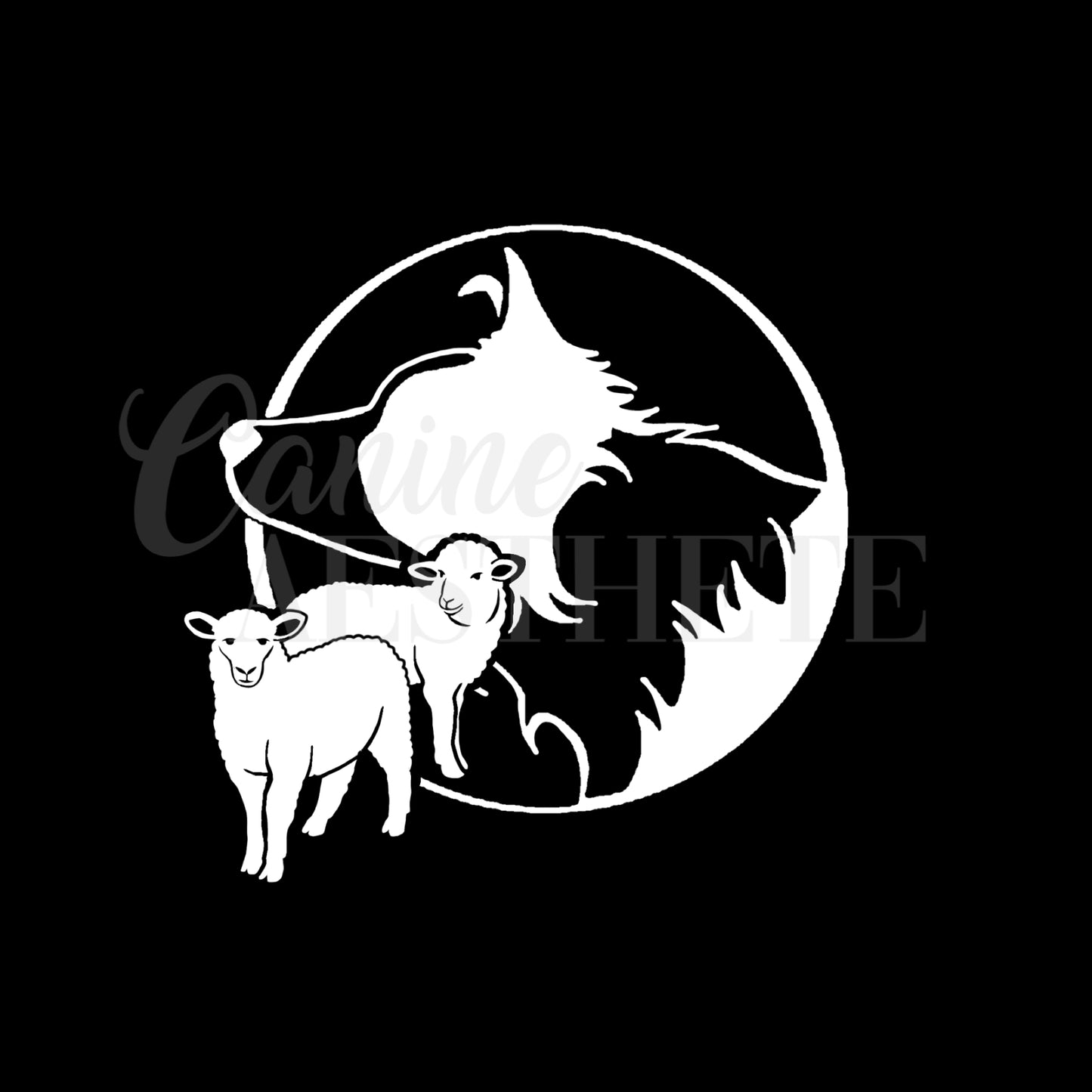 Sheep Herding Decal