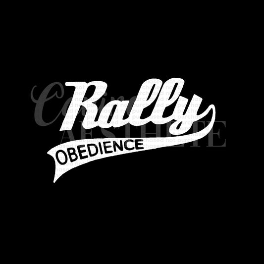 Rally-Obedience Decal