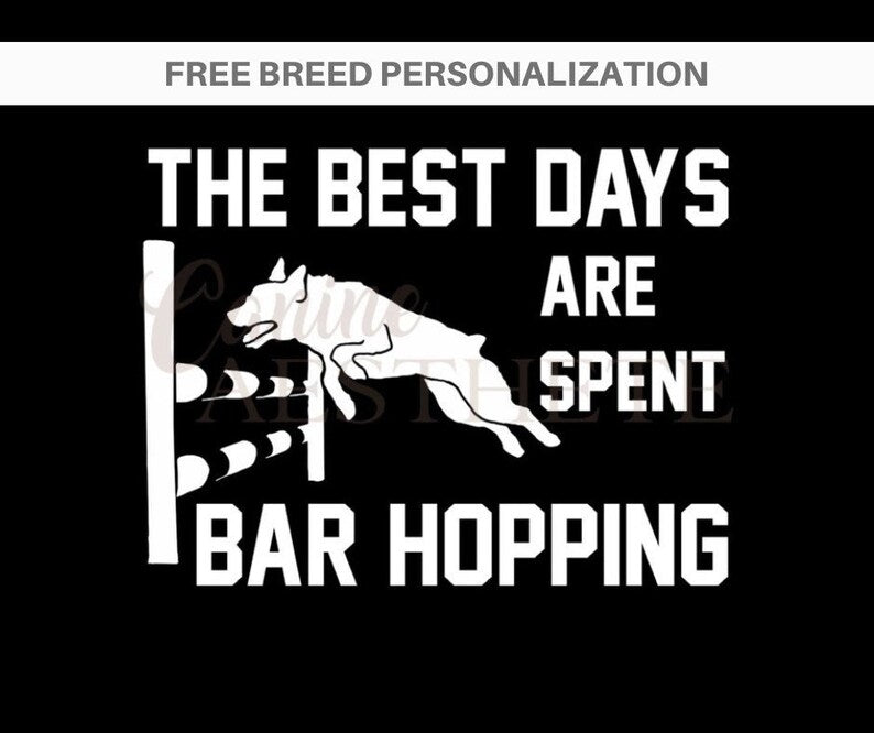 Bar Hopping Decal