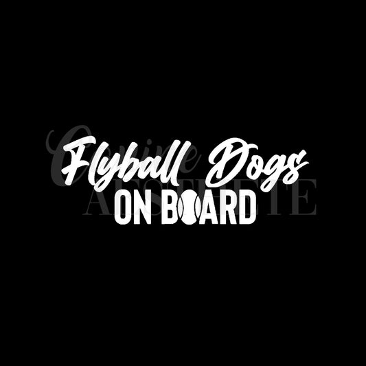 Flyball Dogs on Board Decal 🎾