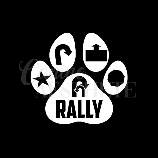 Rally Paw Decal