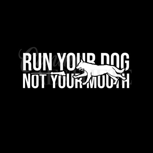 Run Your Dog Decal